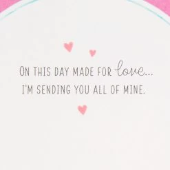 Hallmark All My Love Snow Globe Musical 3D Pop-Up Valentine's Day Card With Motion -Hallmark Hearts Snow Globe 3D PopUp Music Motion Valentines Day Card 1299VAY9986 03