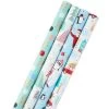 Hallmark Holiday Mix 4-Pack Christmas Wrapping Paper Assortment, 120 Sq. Ft. -Hallmark Holiday Mix Assorted Christmas Wrapping Paper 5JXW1042 01