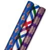 Hallmark Jewel Tones Assorted 3-Pack Christmas Wrapping Paper, 120 Sq. Ft. -Hallmark Jewel Tones Christmas Wrapping Paper Set 5JXW1251 01