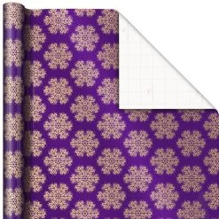 Hallmark Jewel Tones Assorted 3-Pack Christmas Wrapping Paper, 120 Sq. Ft. -Hallmark Jewel Tones Christmas Wrapping Paper Set 5JXW1251 06