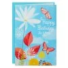 Hallmark 16" Joyful Butterflies Pop-Up Jumbo Birthday Card -Hallmark Joyful Butterflies Pop Up Birthday Card 1299CBG1010 01