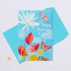 Hallmark 16" Joyful Butterflies Pop-Up Jumbo Birthday Card -Hallmark Joyful Butterflies Pop Up Birthday Card 1299CBG1010 06