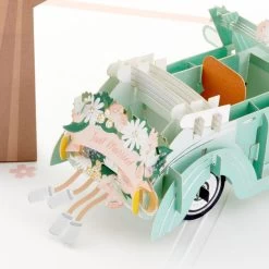 Hallmark Best Wishes For The Road Ahead 3D Pop-Up Wedding Card -Hallmark Just Married Car 3D PopUp Wedding Card 1299LAD2903 05