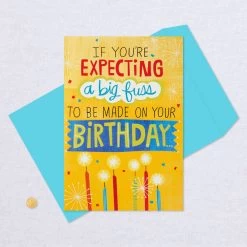 Hallmark 16" Make A Fuss Cake Pop-Up Jumbo Birthday Card -Hallmark Make a Fuss Cake Jumbo Birthday Card 1499CBG1008 06