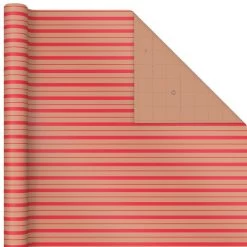 Hallmark Merry Kraft Prints 3-Pack Christmas Wrapping Paper, 90 Sq. Ft. -Hallmark Merry Kraft Prints 3Pack Christmas Wrapping Paper 5JXW1050 07
