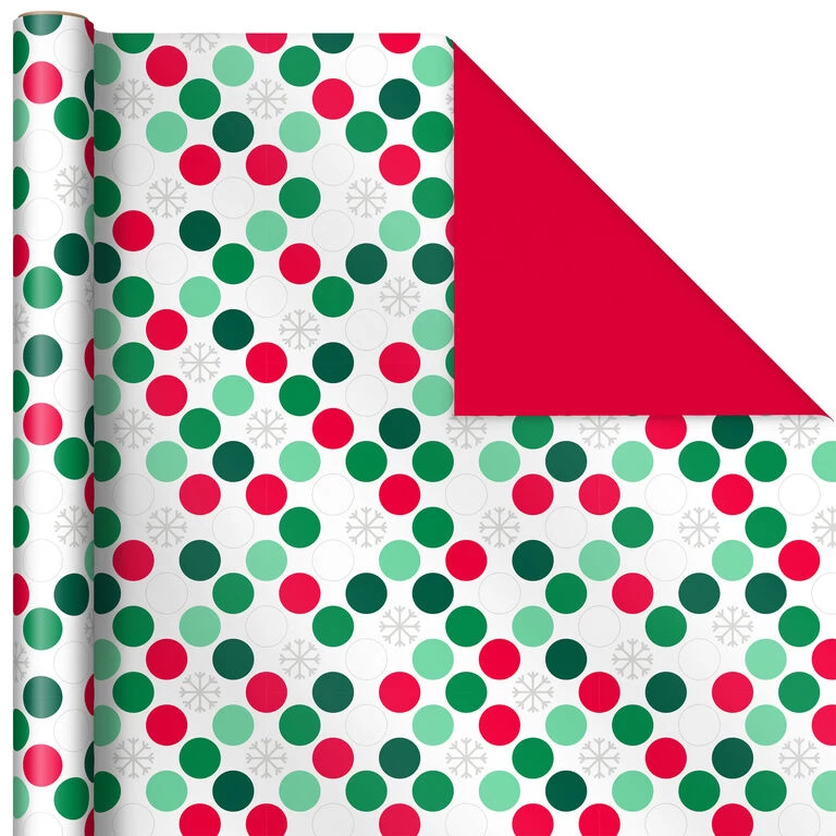 Hallmark Mod Holiday 3-Pack Reversible Wrapping Paper Assortment, 120 Sq. Ft. 6 Hallmark Mod Holiday 3-Pack Reversible Wrapping Paper Assortment, 120 Sq. Ft. - Image 4