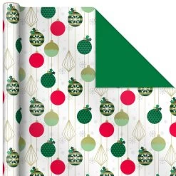 Hallmark Mod Holiday 3-Pack Reversible Wrapping Paper Assortment, 120 Sq. Ft. 13 Hallmark Mod Holiday 3-Pack Reversible Wrapping Paper Assortment, 120 Sq. Ft. -Hallmark Mod Holiday Assorted Reversible Wrapping Paper 5JXW1072 06