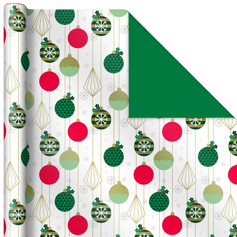 Hallmark Mod Holiday 3-Pack Reversible Wrapping Paper Assortment, 120 Sq. Ft. 8 Hallmark Mod Holiday 3-Pack Reversible Wrapping Paper Assortment, 120 Sq. Ft. - Image 6