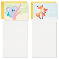 Hallmark Mom And Baby Animal Assortment Blank Thank-You Notes, Pack Of 48 -Hallmark Mom and Baby Animal Assortment Blank ThankYou Notes 5STZ1134 03