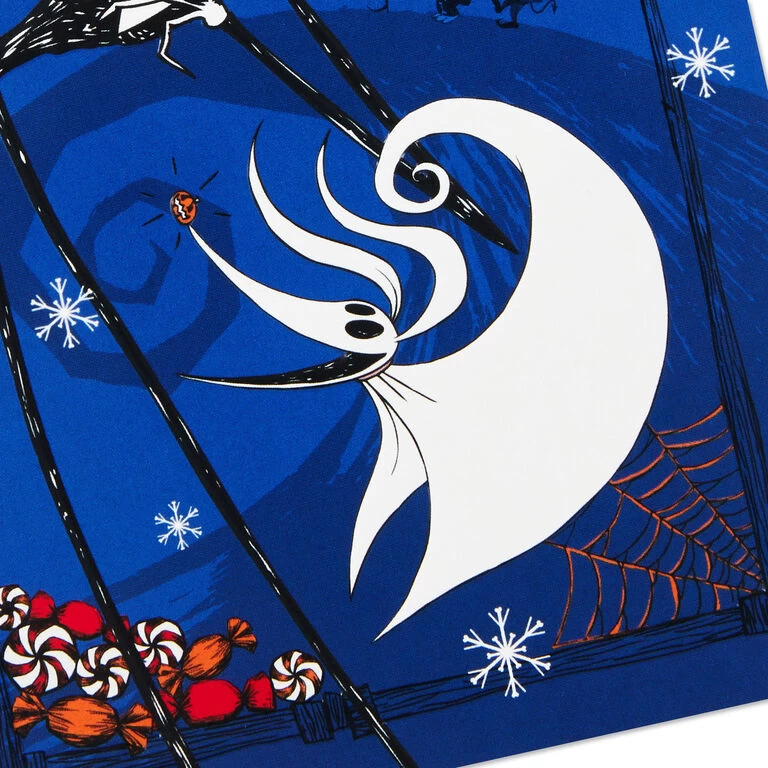 Hallmark Disney Tim Burton's The Nightmare Before Christmas Hauntingly Happy Boxed Cards, Pack Of 16 7 Hallmark Disney Tim Burton's The Nightmare Before Christmas Hauntingly Happy Boxed Cards, Pack Of 16 - Image 5