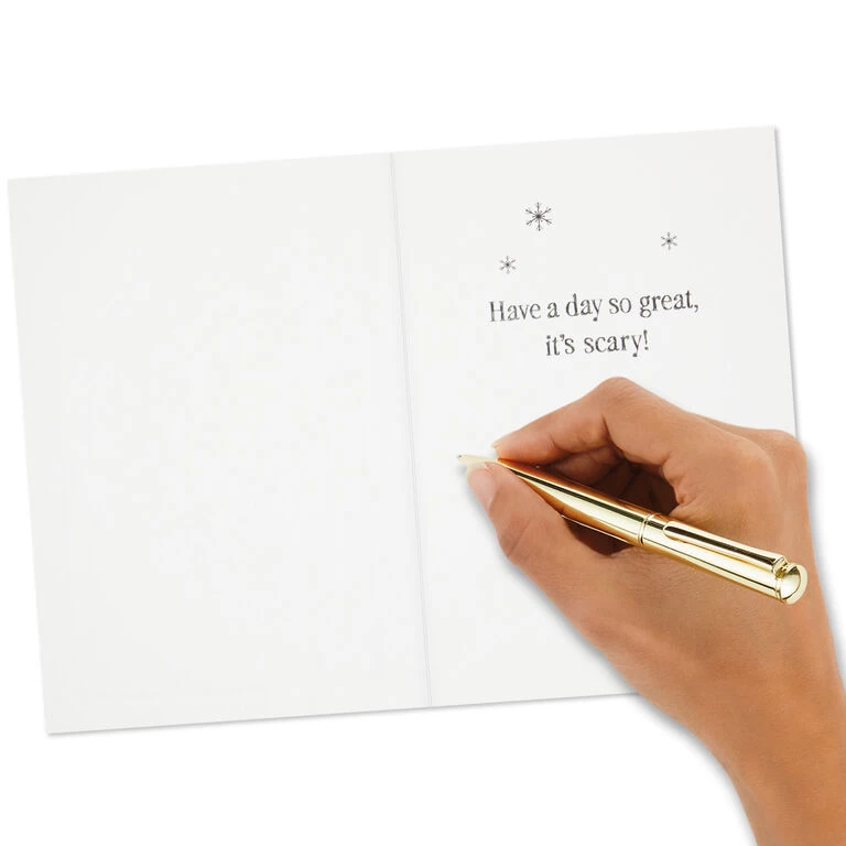 Hallmark Disney Tim Burton's The Nightmare Before Christmas Hauntingly Happy Boxed Cards, Pack Of 16 8 Hallmark Disney Tim Burton's The Nightmare Before Christmas Hauntingly Happy Boxed Cards, Pack Of 16 - Image 6