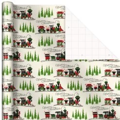 Hallmark Old-Fashioned Christmas 3-Pack Wrapping Paper, 120 Sq. Ft. -Hallmark OldFashioned Christmas 3Pack Wrapping Paper 5JXW1077 07