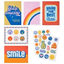 Hallmark Keep It Sunny Postcards, Book Of 10 -Hallmark Orange and Blue Keep It Sunny Postcards 1SOM3857 02