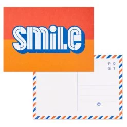 Hallmark Keep It Sunny Postcards, Book Of 10 -Hallmark Orange and Blue Keep It Sunny Postcards 1SOM3857 07