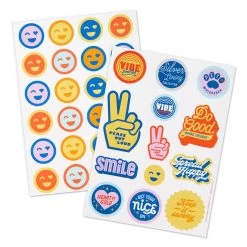 Hallmark Keep It Sunny Postcards, Book Of 10 -Hallmark Orange and Blue Keep It Sunny Postcards 1SOM3857 08