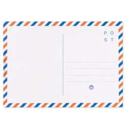 Hallmark Keep It Sunny Postcards, Book Of 10 -Hallmark Orange and Blue Keep It Sunny Postcards 1SOM3857 10