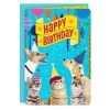 Hallmark 16" Party Cats And Dogs Jumbo Birthday Card From All -Hallmark Party Cats Dogs Birthday Card From Us 1299CBG3004 01