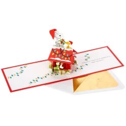 Hallmark Peanuts® Snoopy Joy To The World 3D Pop-Up Christmas Card 13 Hallmark Peanuts® Snoopy Joy To The World 3D Pop-Up Christmas Card -Hallmark Peanuts Snoopy and Woodstock 3D PopUp Christmas Card 1499IXC8994 03