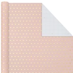 Hallmark Pink And Gray 3-Pack Wrapping Paper, 85 Sq. Ft. Total 13 Hallmark Pink And Gray 3-Pack Wrapping Paper, 85 Sq. Ft. Total -Hallmark Pink and Gray 2 Standard 1 Foil 3Pack Gift Wrap 5EWR6421 04