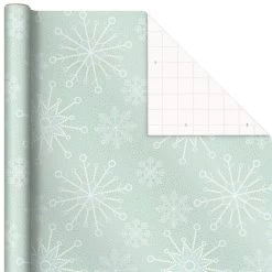 Hallmark Pink And Mint Assorted 3-Pack Christmas Wrapping Paper, 120 Sq. Ft. -Hallmark Pink and Mint Christmas Wrapping Paper Assortment 5JXW1083 04