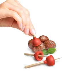 Fred Party Poopers Picks, Set Of 12 -Hallmark Plunger Party Picks 5298863 03