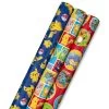 Hallmark Assorted Pokémon Wrapping Paper 3-Pack, 60 Sq. Ft. 2 Hallmark Assorted Pokémon Wrapping Paper 3-Pack, 60 Sq. Ft. -Hallmark Pokmon Wrapping Paper for Kids Birthdays 5EWR2645 01