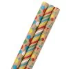Hallmark Primary Birthday 3-Pack Kraft Wrapping Paper, 105 Sq. Ft. Total -Hallmark Primary Birthday 3Pack Kraft Wrapping Paper 5EWR6409 01