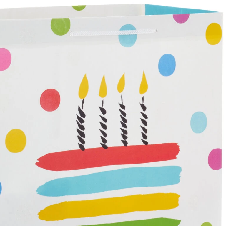 Hallmark Birthday Rainbow 8-Pack Gift Bags, Assorted Sizes And Designs 6 Hallmark Birthday Rainbow 8-Pack Gift Bags, Assorted Sizes And Designs - Image 4