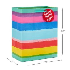 Hallmark Birthday Rainbow 8-Pack Gift Bags, Assorted Sizes And Designs 12 Hallmark Birthday Rainbow 8-Pack Gift Bags, Assorted Sizes And Designs -Hallmark Rainbow Birthday Gift Bags Assorted Sizes Designs 5EGB7427 05