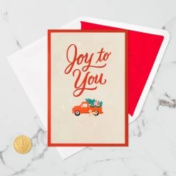 Hallmark Joy To You 3D Pop-Up Christmas Card 17 Hallmark Joy To You 3D Pop-Up Christmas Card -Hallmark Red Truck 3D PopUp Christmas Card 1299IXC7122 06