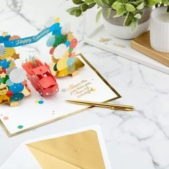 Hallmark Celebrating You Red Truck And Banner 3D Pop-Up Birthday Card -Hallmark Red Truck and Banner 3D PopUp Birthday Card 1299LAD2896 08