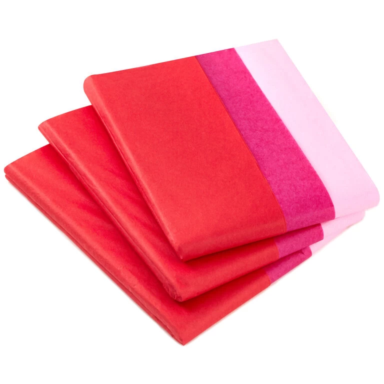 Hallmark Red/Fuchsia/Pink 3-Pack Bulk Tissue Paper, 120 Sheets 3 Hallmark Red/Fuchsia/Pink 3-Pack Bulk Tissue Paper, 120 Sheets