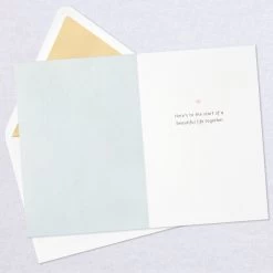 Hallmark Happily Ever After Quilled Paper Handmade Wedding Card -Hallmark Script Letters Quilled Paper Handmade Wedding Card 1299LAD9615 03