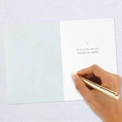 Hallmark Happily Ever After Quilled Paper Handmade Wedding Card -Hallmark Script Letters Quilled Paper Handmade Wedding Card 1299LAD9615 06