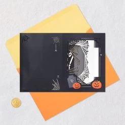 Hallmark Boo To You Musical 3D Pop-Up Halloween Card With Light -Hallmark Spooky Graveyard 3D PopUp Music Light Halloween Card 1099HJD5002 06