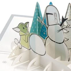 Hallmark Star Wars: The Mandalorian™ Grogu™ Warm Wishes 3D Pop-Up Holiday Card -Hallmark Star Wars The Mandalorian Grogu 3D PopUp Holiday Card 1499XXH9985 05
