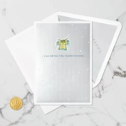 Hallmark Star Wars: The Mandalorian™ Grogu™ Warm Wishes 3D Pop-Up Holiday Card -Hallmark Star Wars The Mandalorian Grogu 3D PopUp Holiday Card 1499XXH9985 06