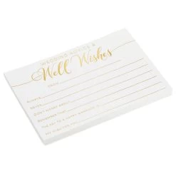 Hallmark Wedding Advice And Well Wishes Note Cards, Pack Of 24