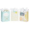 Hallmark 13" Welcome Baby 3-Pack Assorted Gift Bags With Tissue -Hallmark Welcome Baby 3Pack Assorted Large Gift Bags Tissue 5EGB6421 01