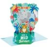 Hallmark Wild Animal Party Boxed Pop-Up Birthday Cards, Pack Of 8 -Hallmark Wild Animal Party PopUp Boxed Birthday Cards 5STZ1174 01