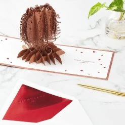 Hallmark Willow Tree You And Me Always 3D Pop-Up Love Card -Hallmark Willow Tree You Me Always Wood 3D PopUp Love Card 1499LAD2736 06