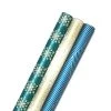Hallmark Winter Glow 3-Pack Christmas Wrapping Paper Assortment, 80 Sq. Ft. -Hallmark Winter Glow Christmas Wrapping Paper Assortment 5JXW1060 01