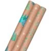 Hallmark Winter Nature Kraft Prints 3-Pack Christmas Wrapping Paper, 90 Sq. Ft. -Hallmark Winter Nature 3Pack Christmas Wrapping Paper 5JXW1051 01